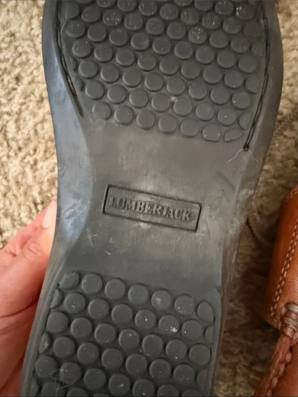 Lumberjack durable leather